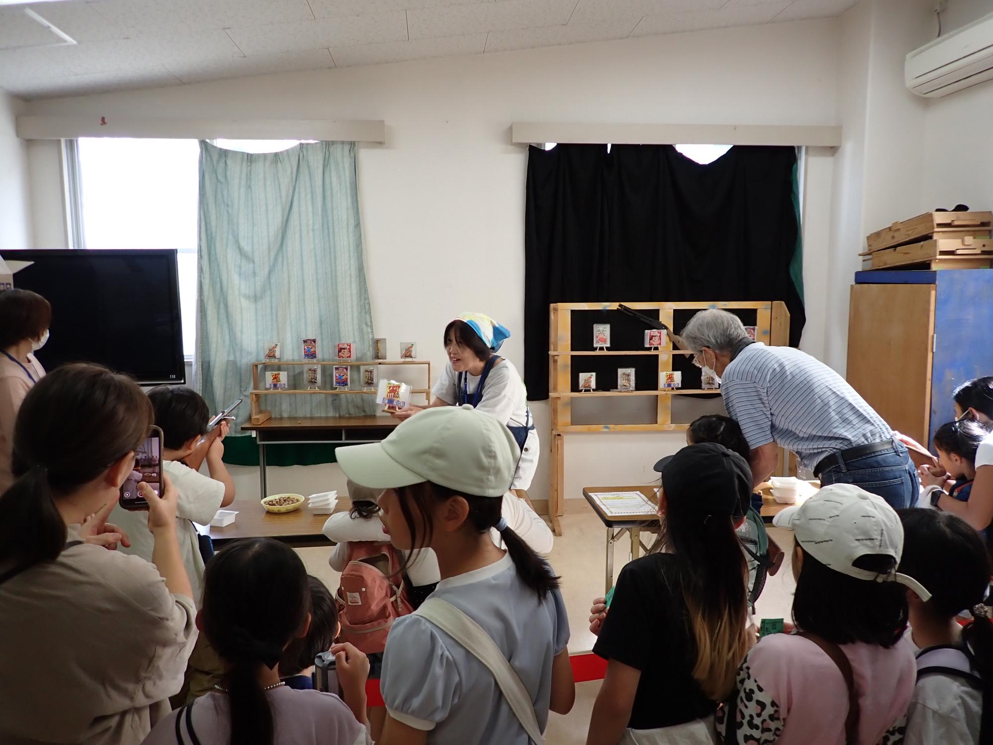 射的ブースの写真