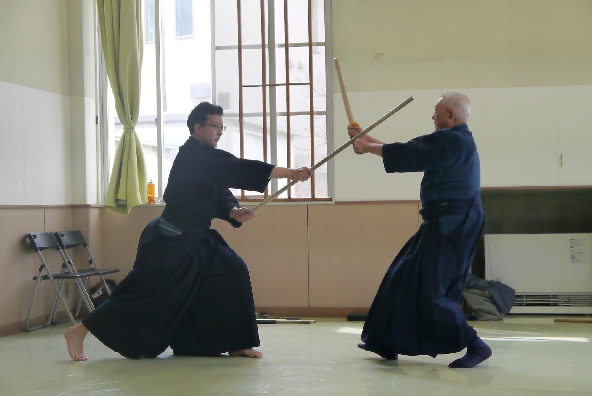 講師の先生による演武