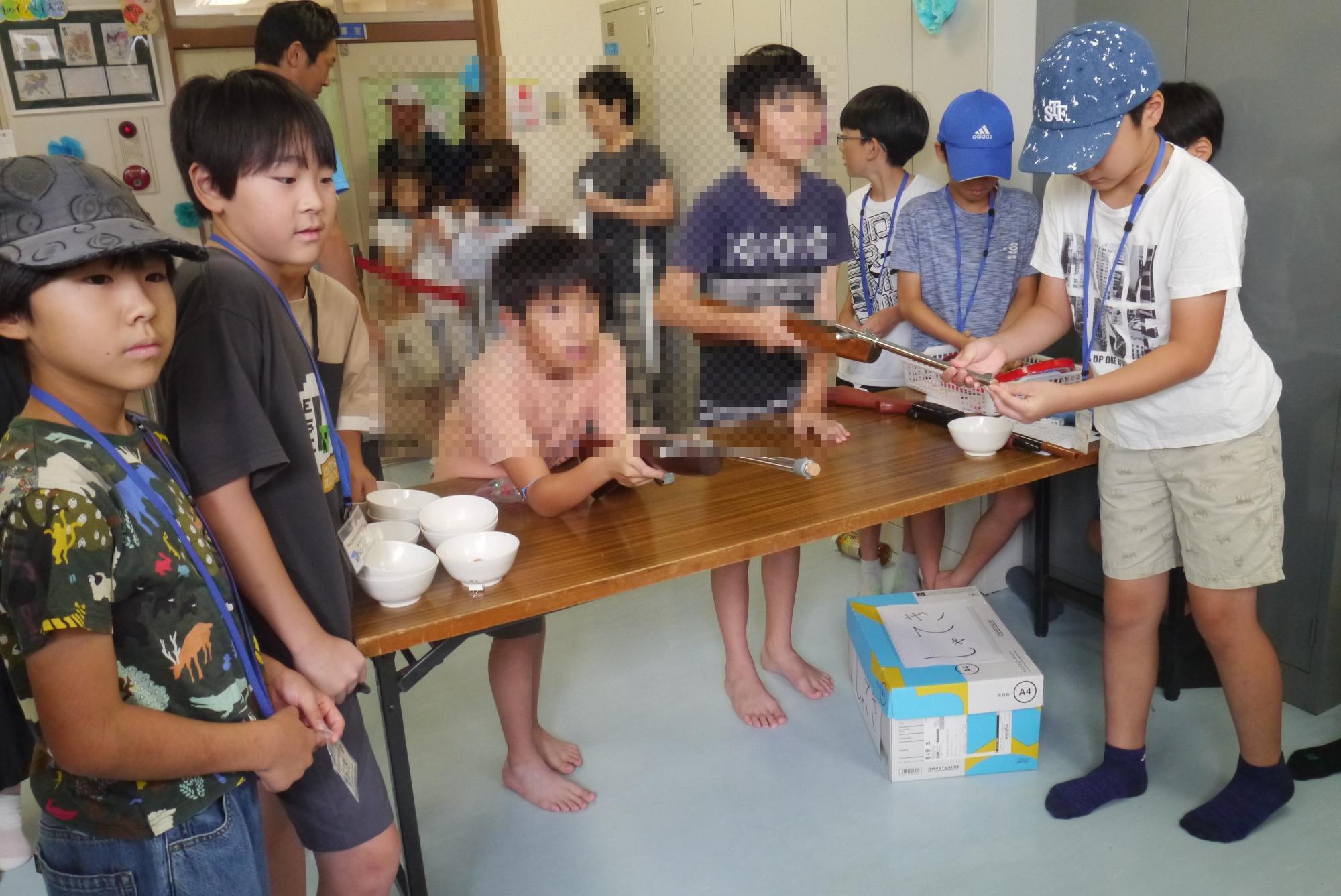 射的ブースの様子