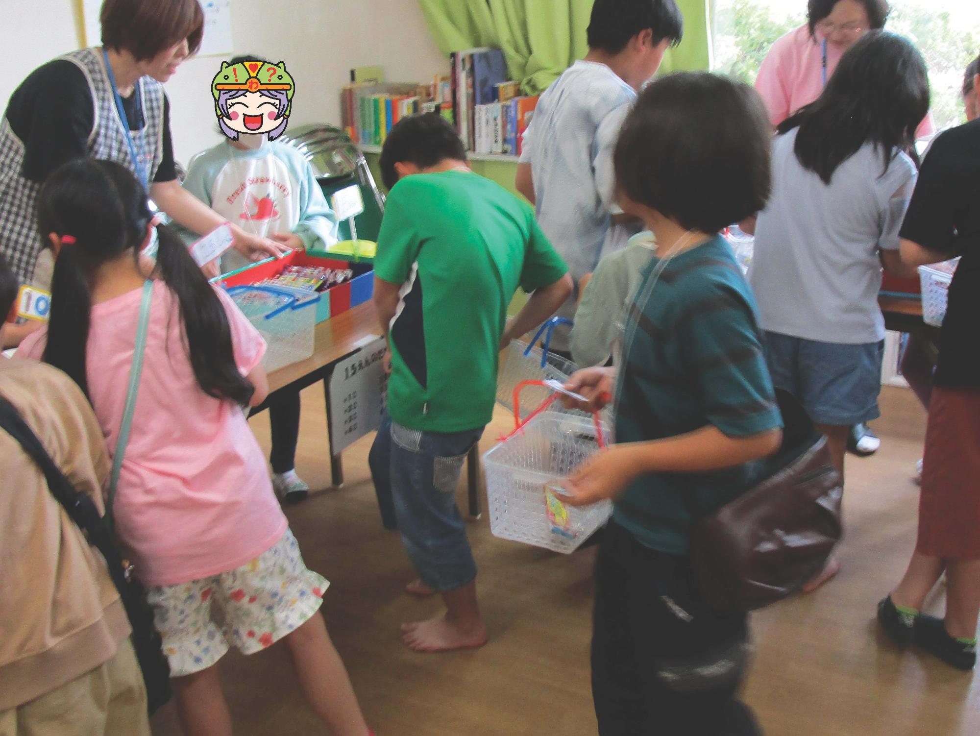 お買い物をしている写真
