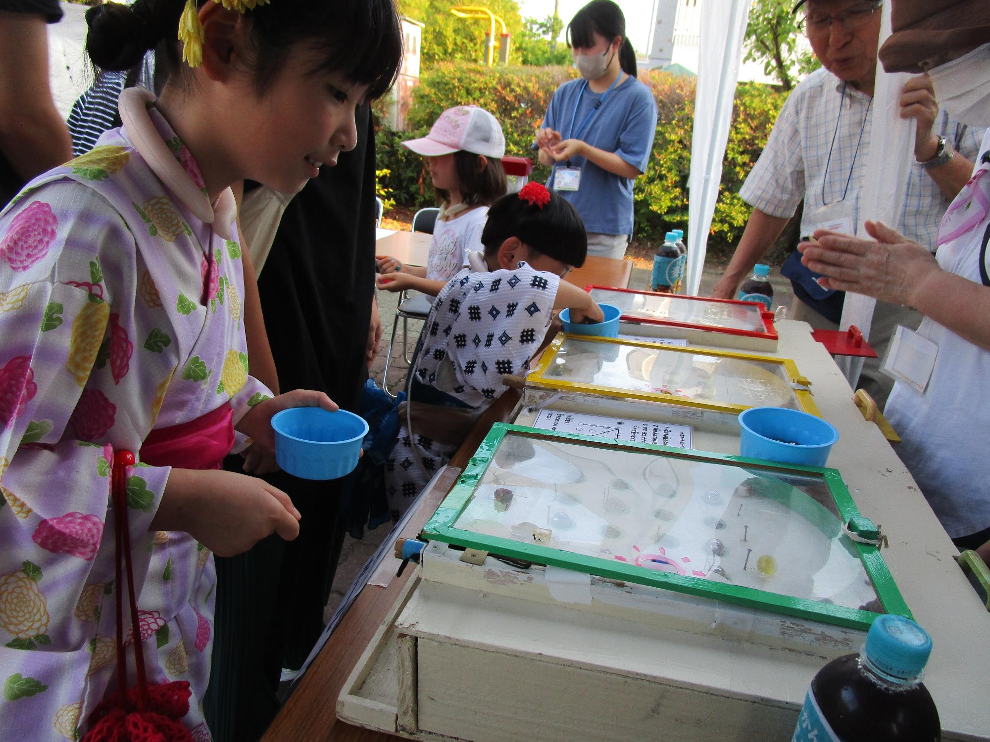 納涼祭の様子の写真