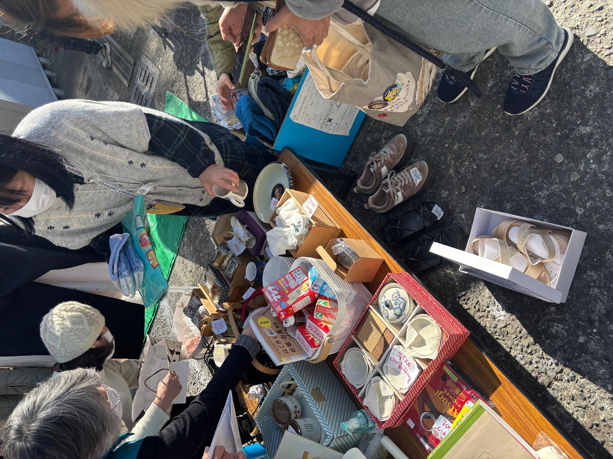 フリーマーケットの写真