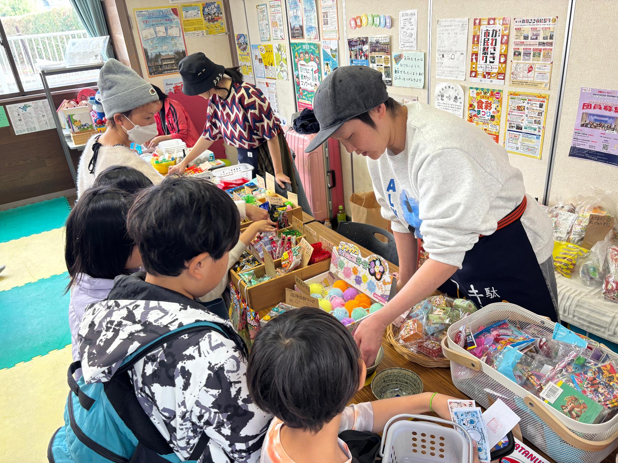 駄菓子屋を参加している写真