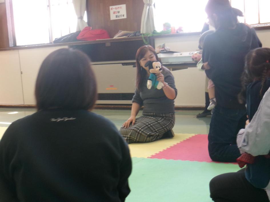 ご挨拶している様子