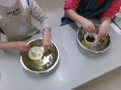 湯せんでとかす