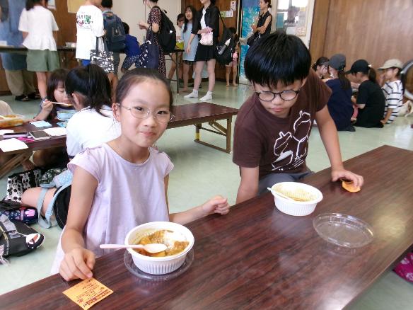 たくさん食べました