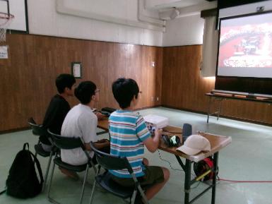 楽しんでいる様子