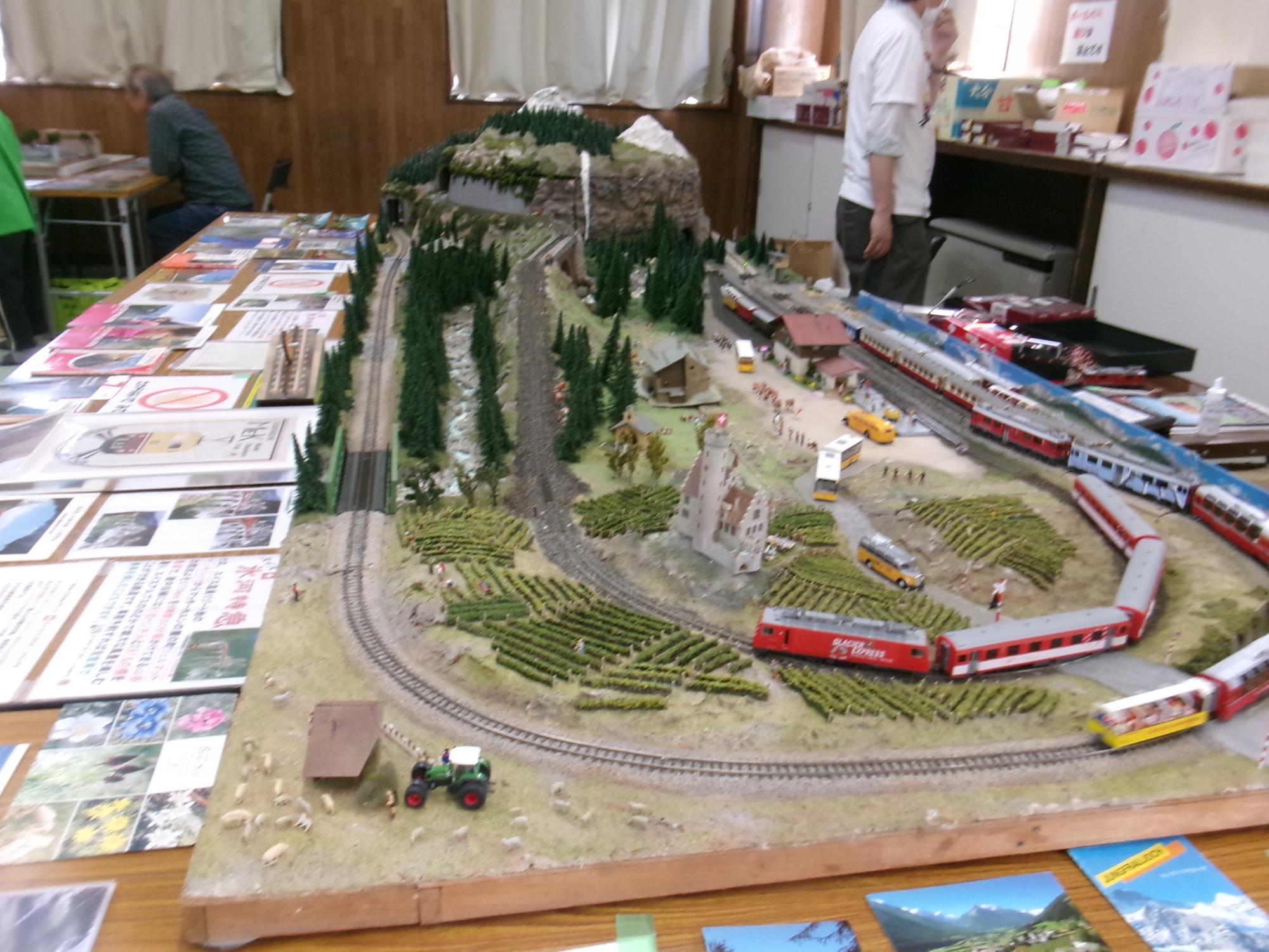 スイスの鉄道模型の写真