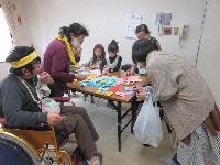 切り紙アーティストの大薗さんのブース