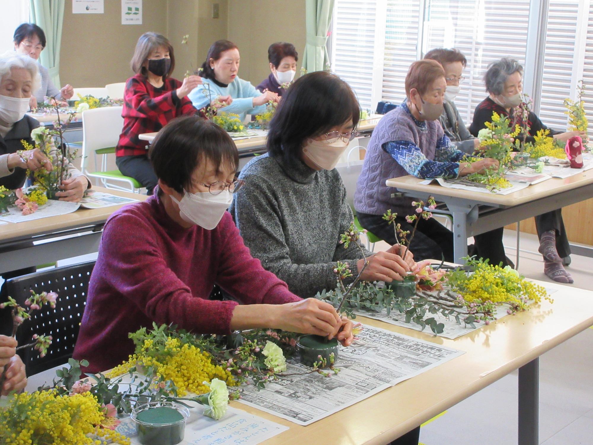 エコフラワーアレンジメントの写真