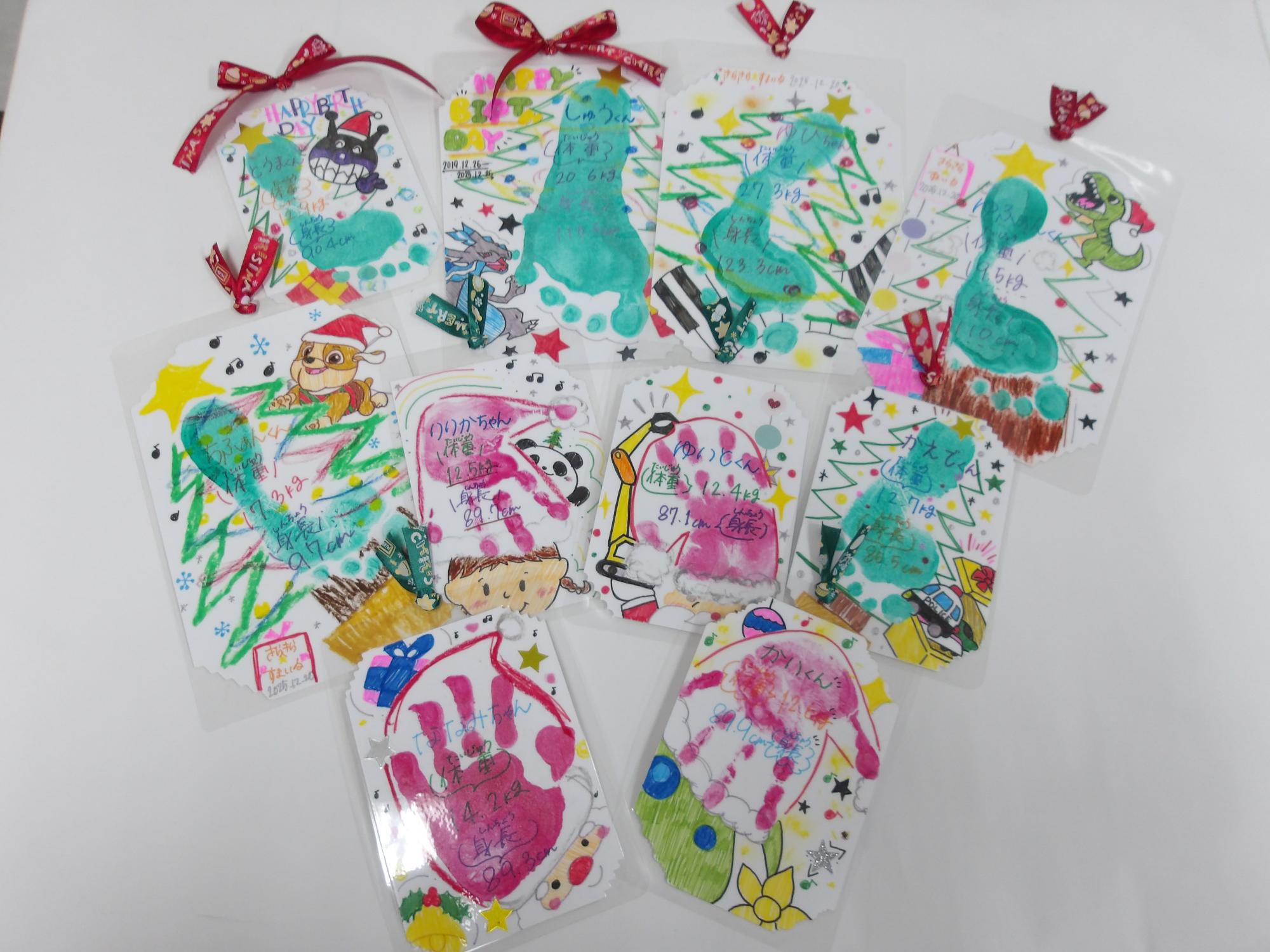 完成した作品の画像