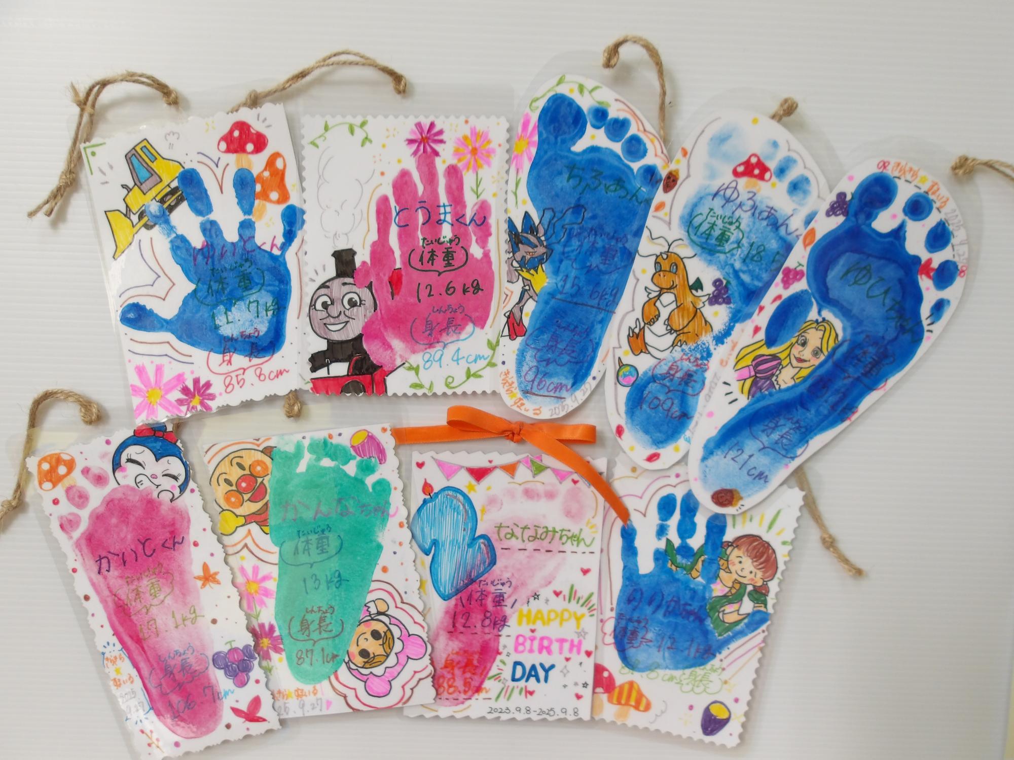 完成した作品の写真