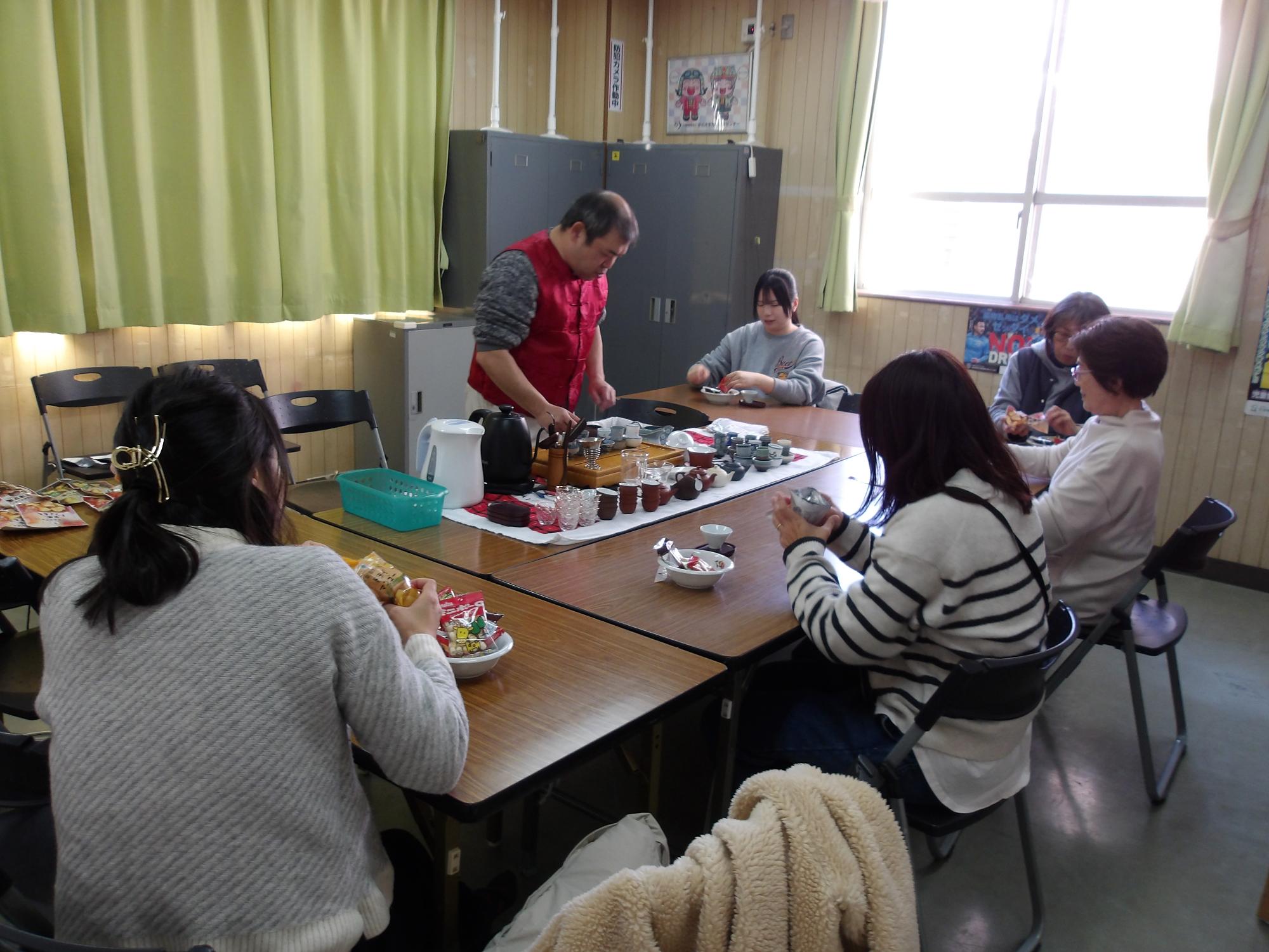 殿カフェの様子