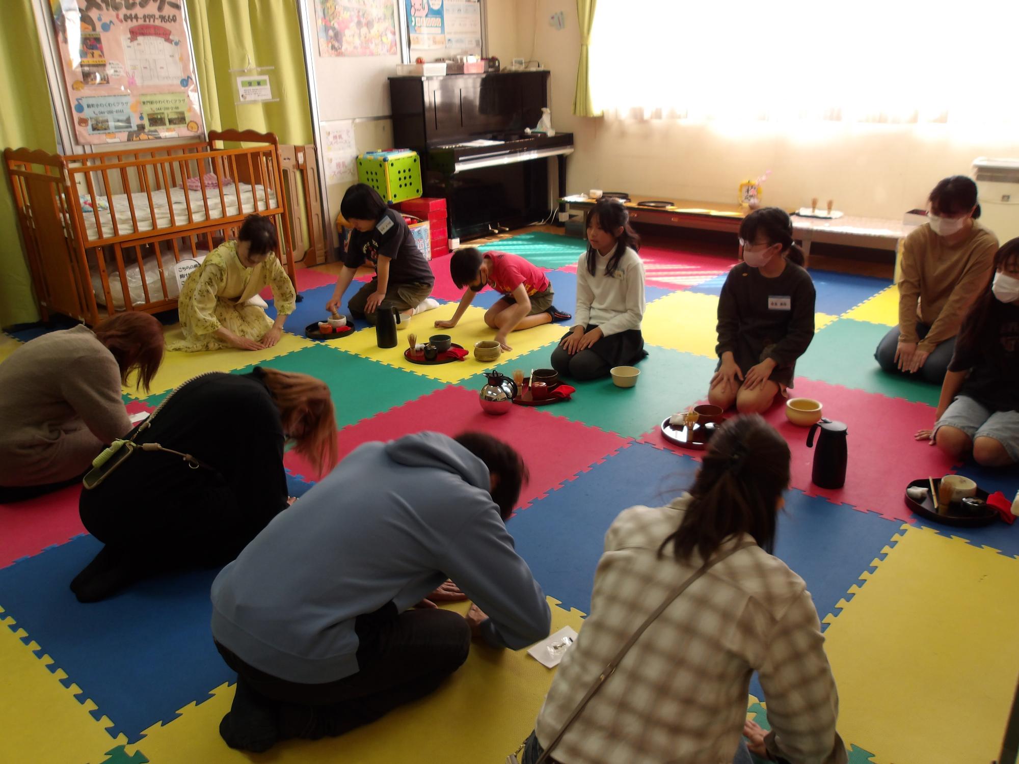 お点前披露の様子