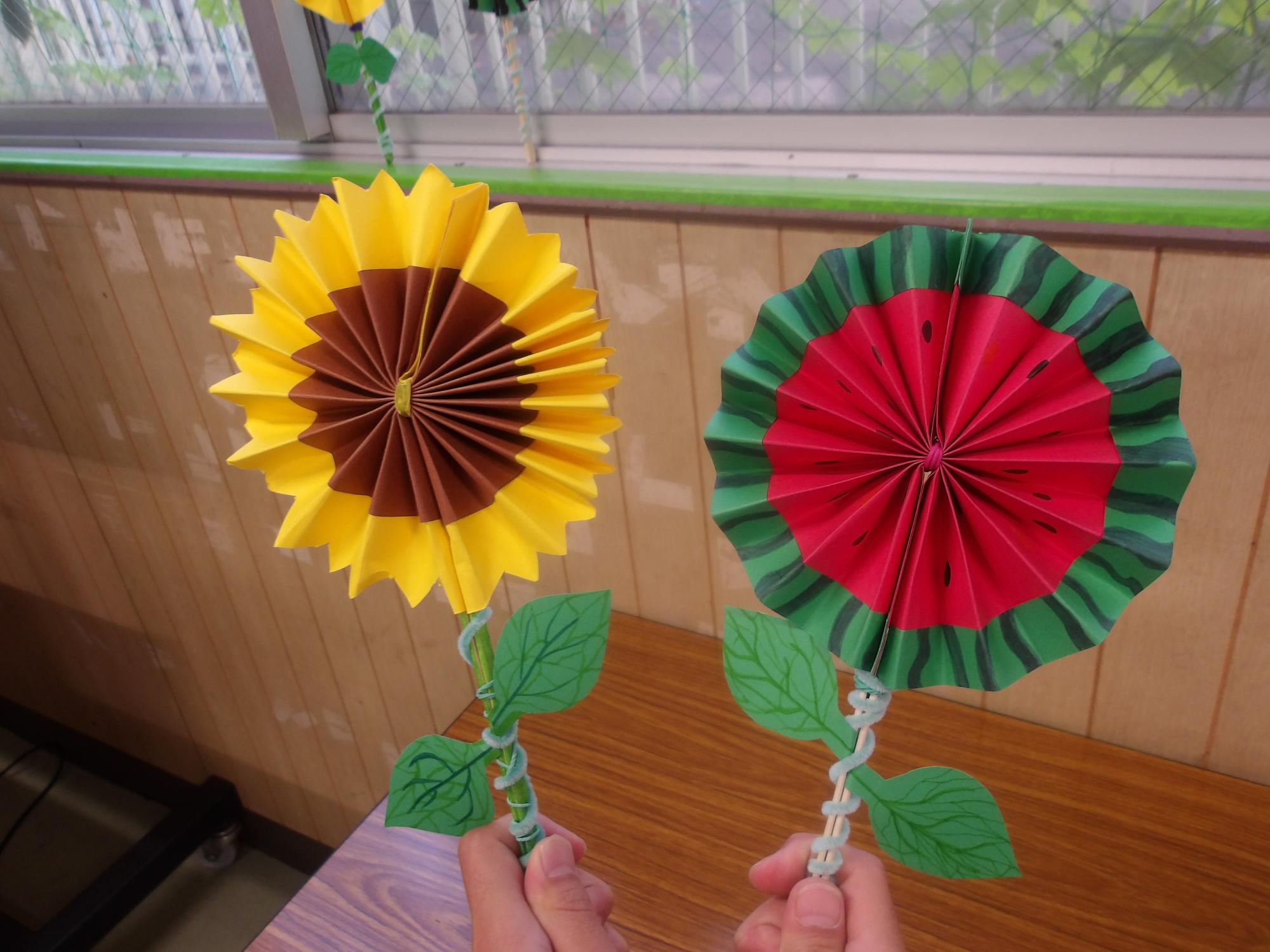 完成した作品の写真