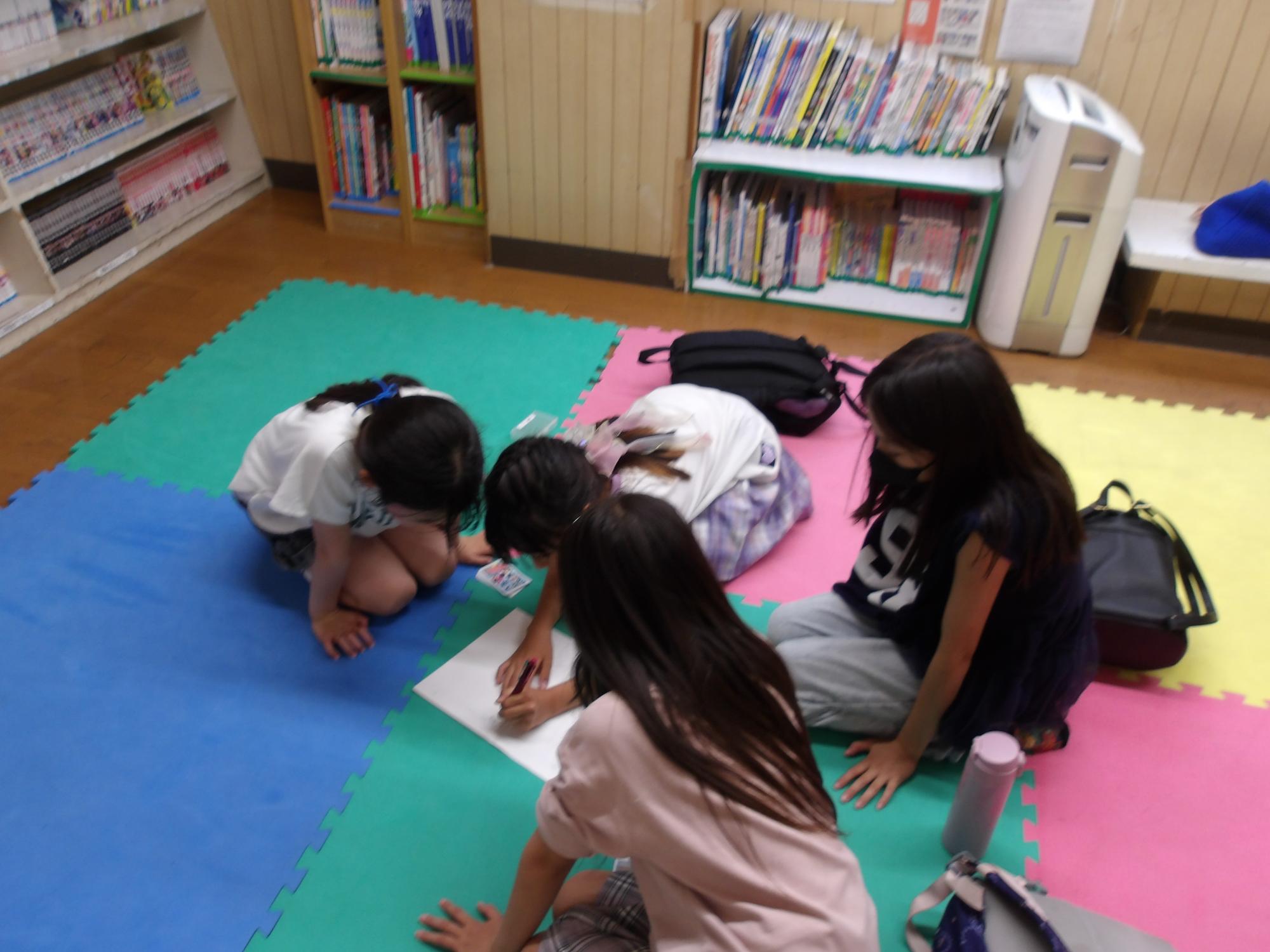 キッズミーティングをしている写真