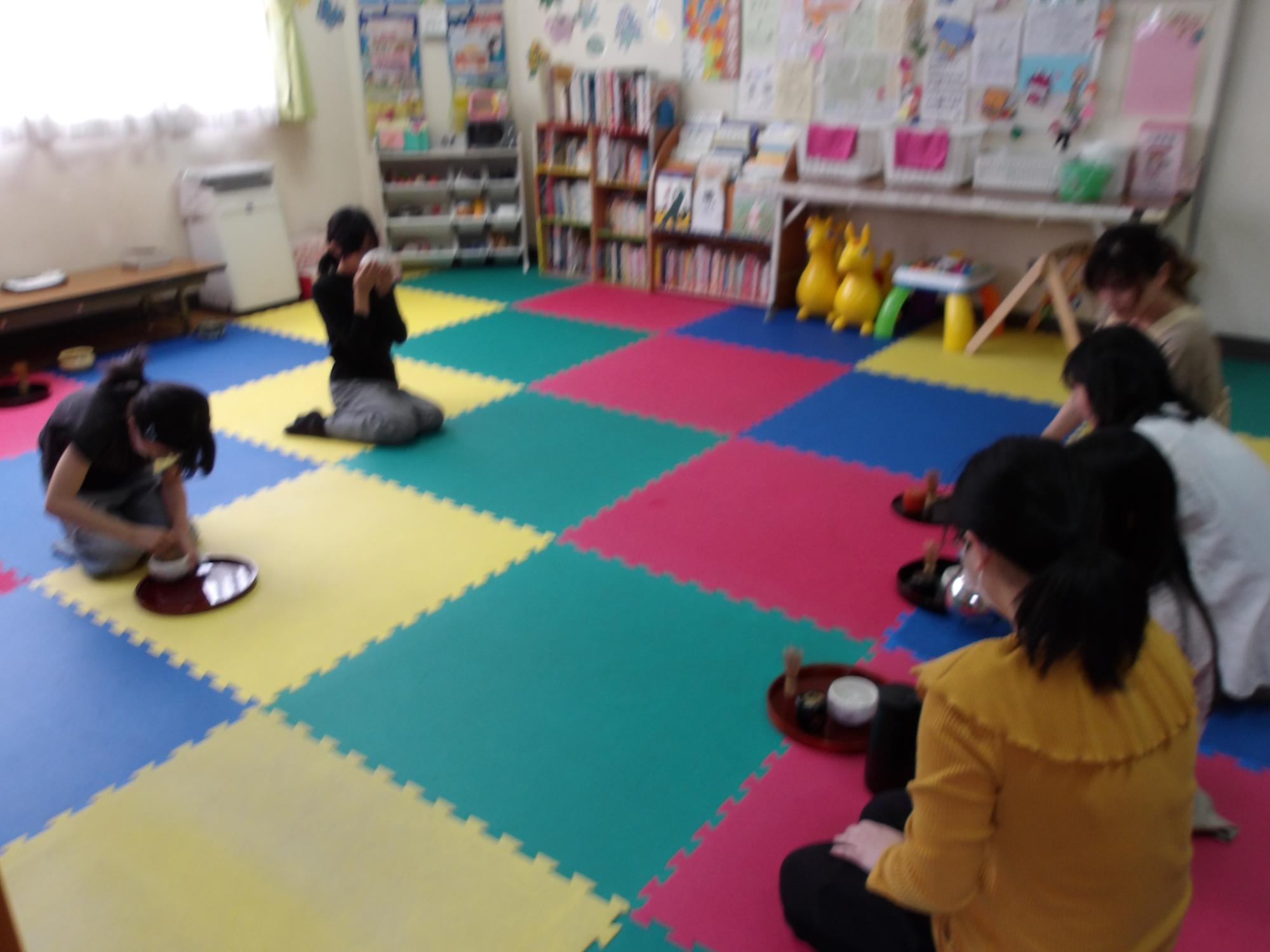 茶道クラブの様子
