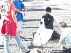 駐輪場の清掃
