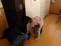 遊戯室の清掃