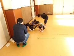 集会室の清掃