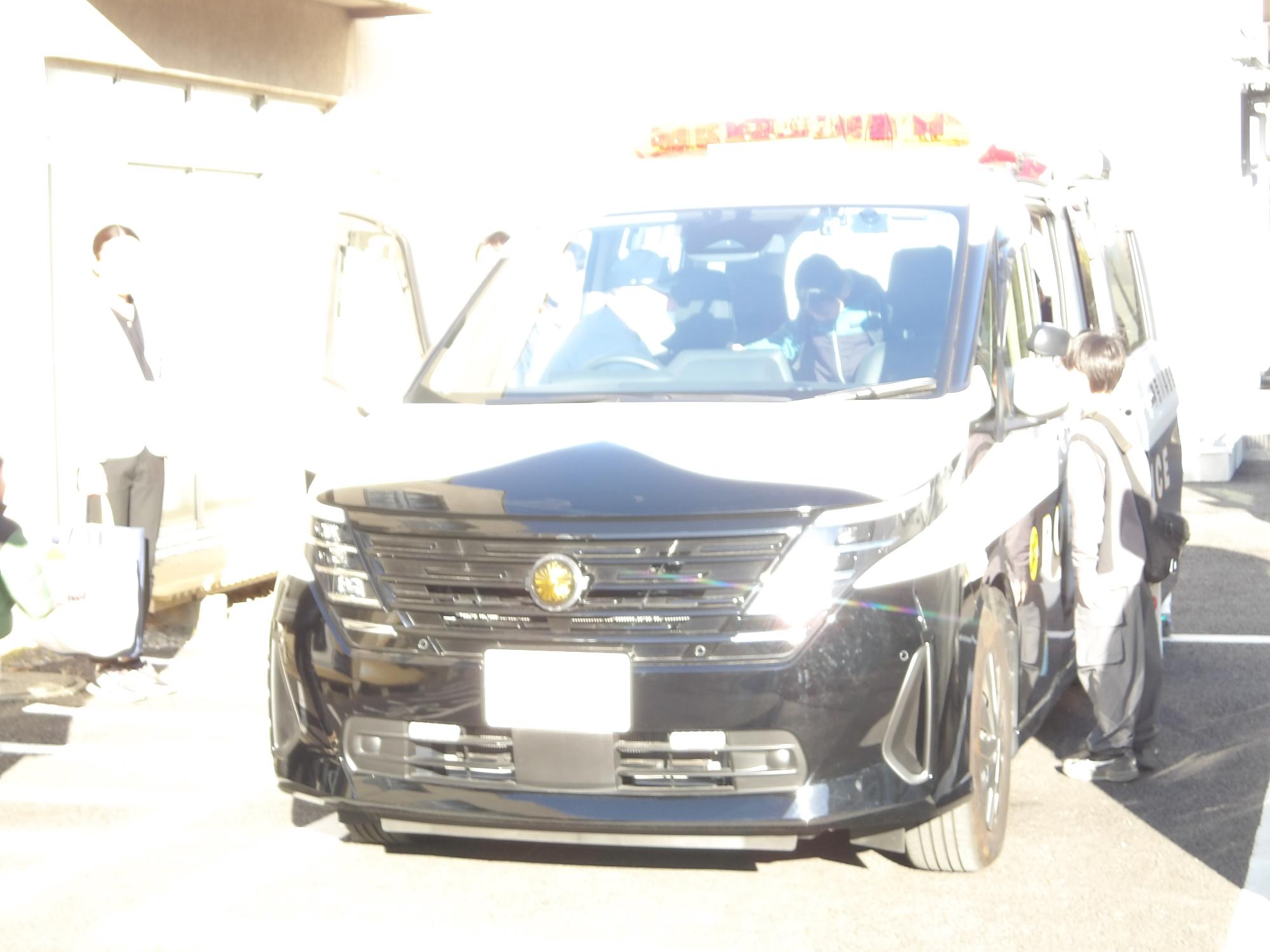 パトカーの写真
