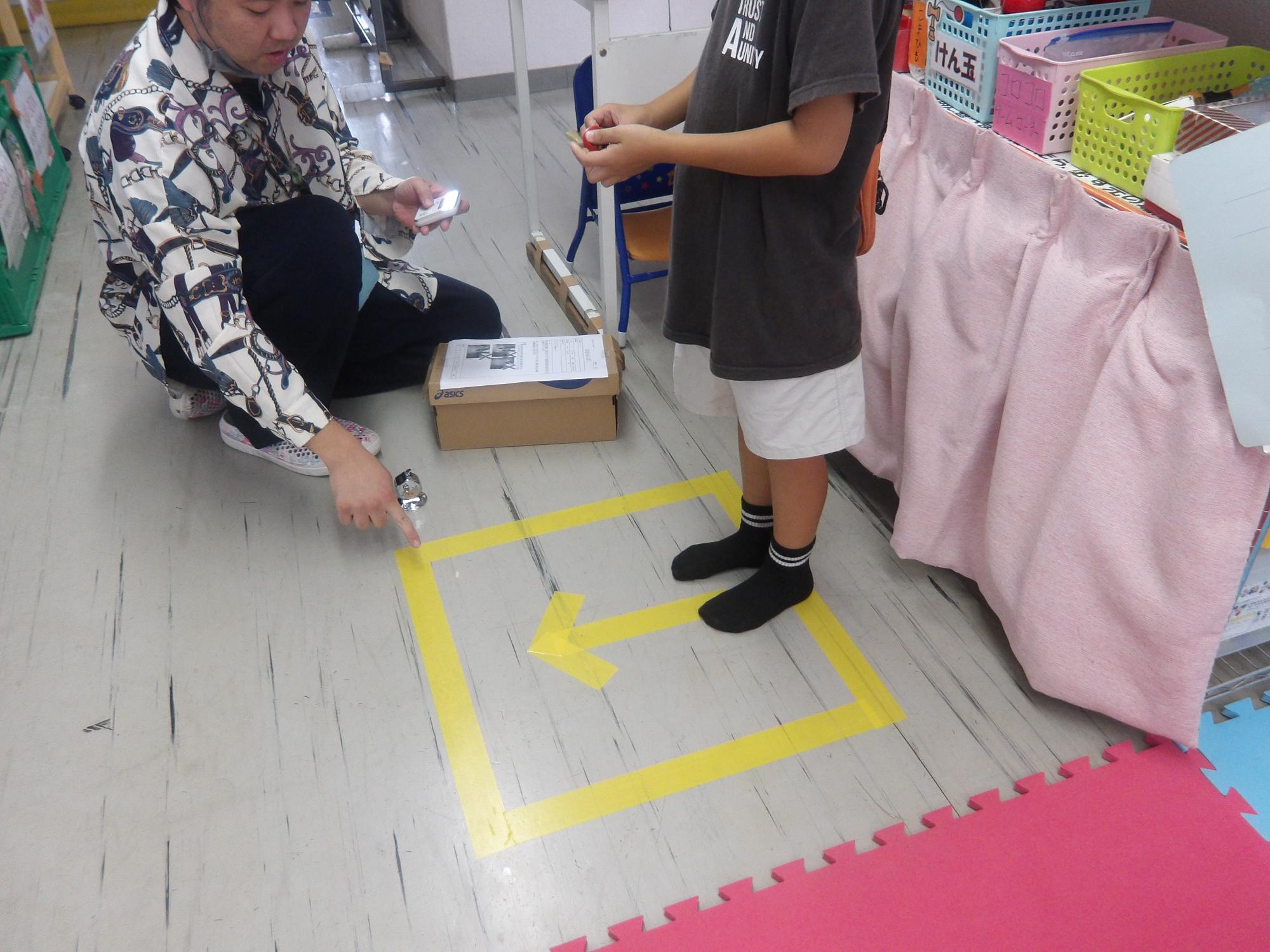 チャレンジをしている様子の写真