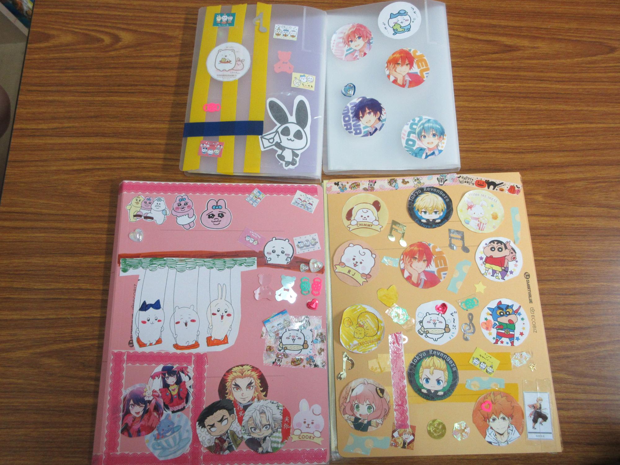 手作りシール帳の写真