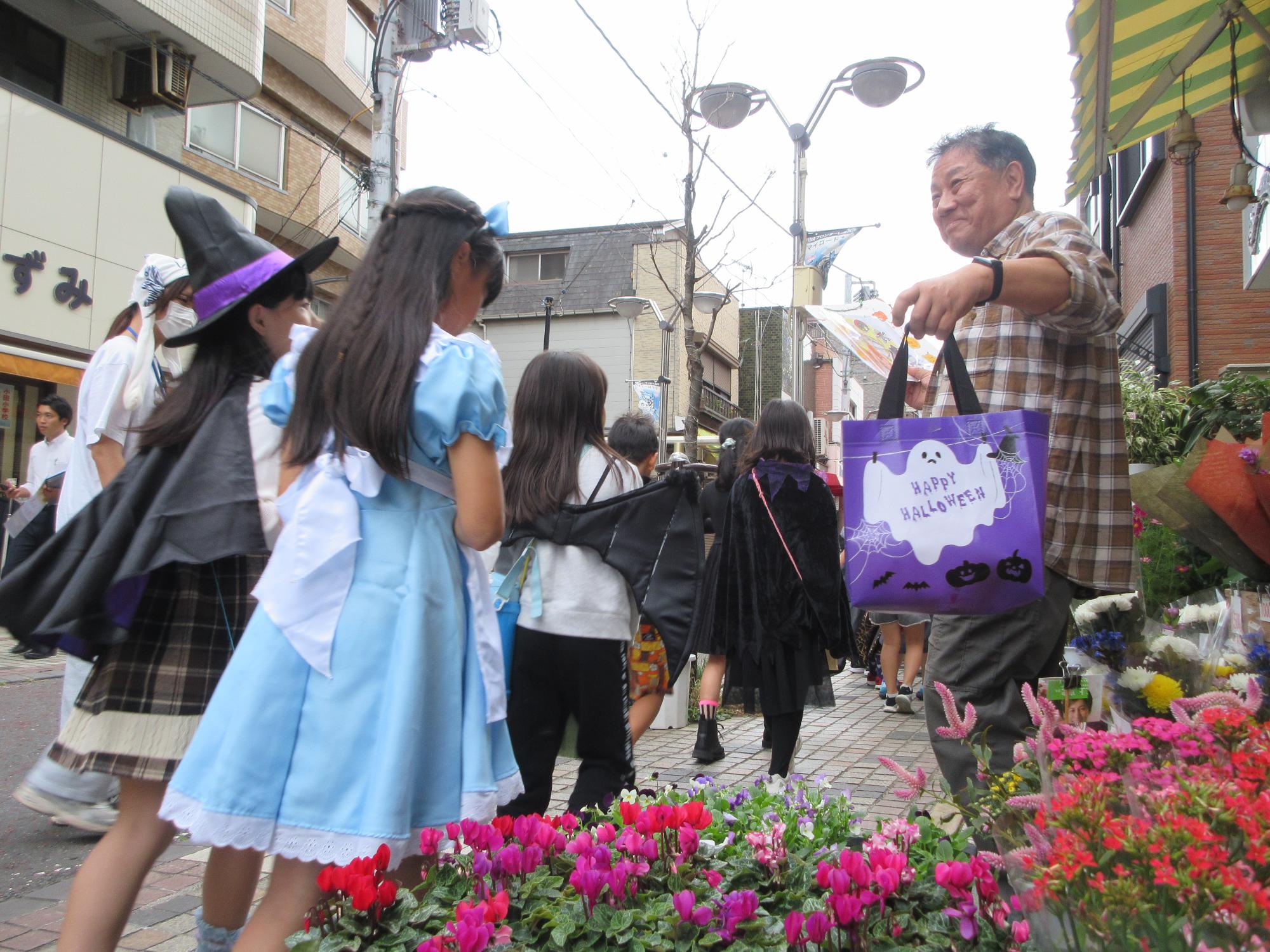 ハロウィンパレードの様子