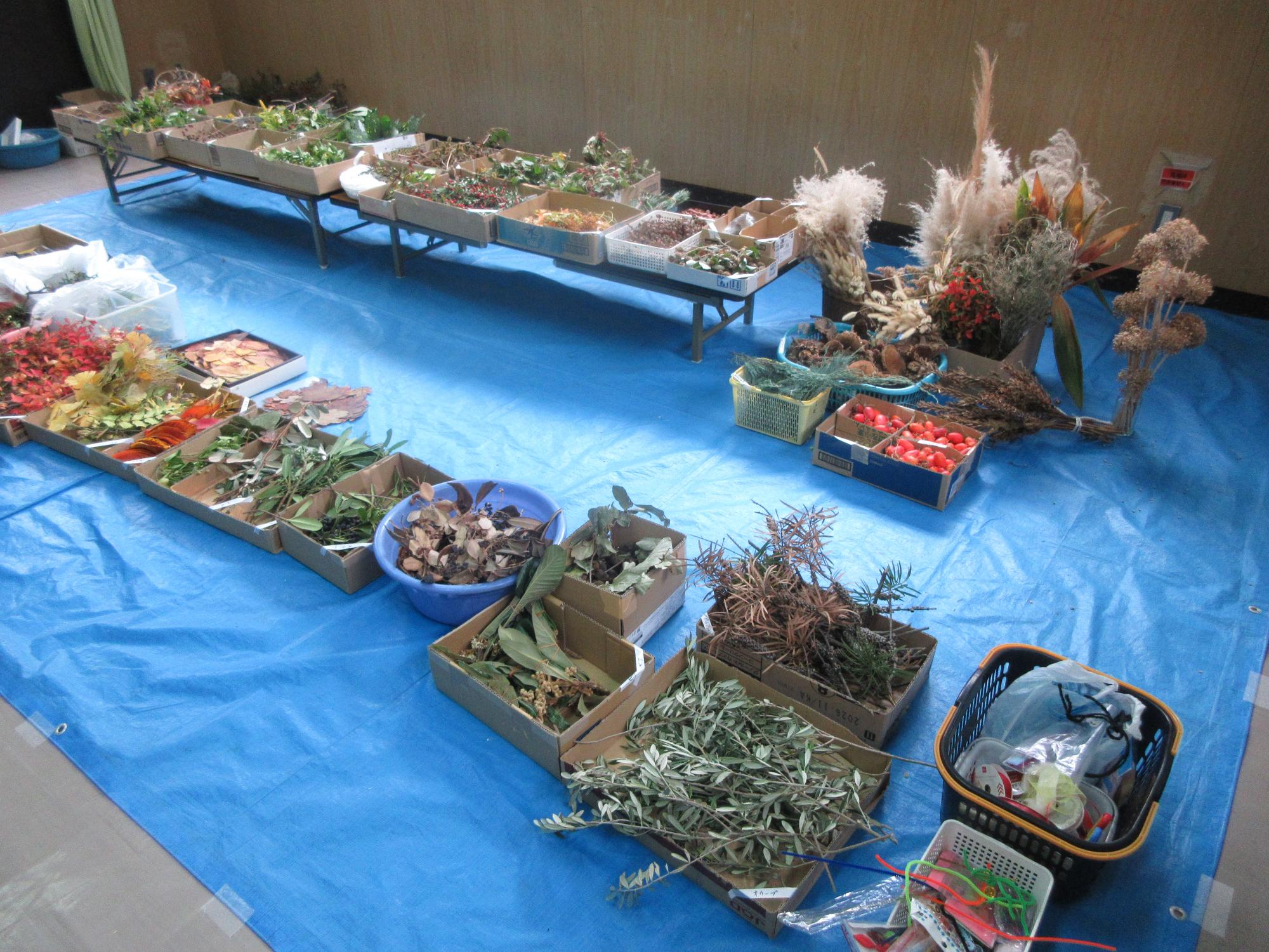 リースの素材の写真