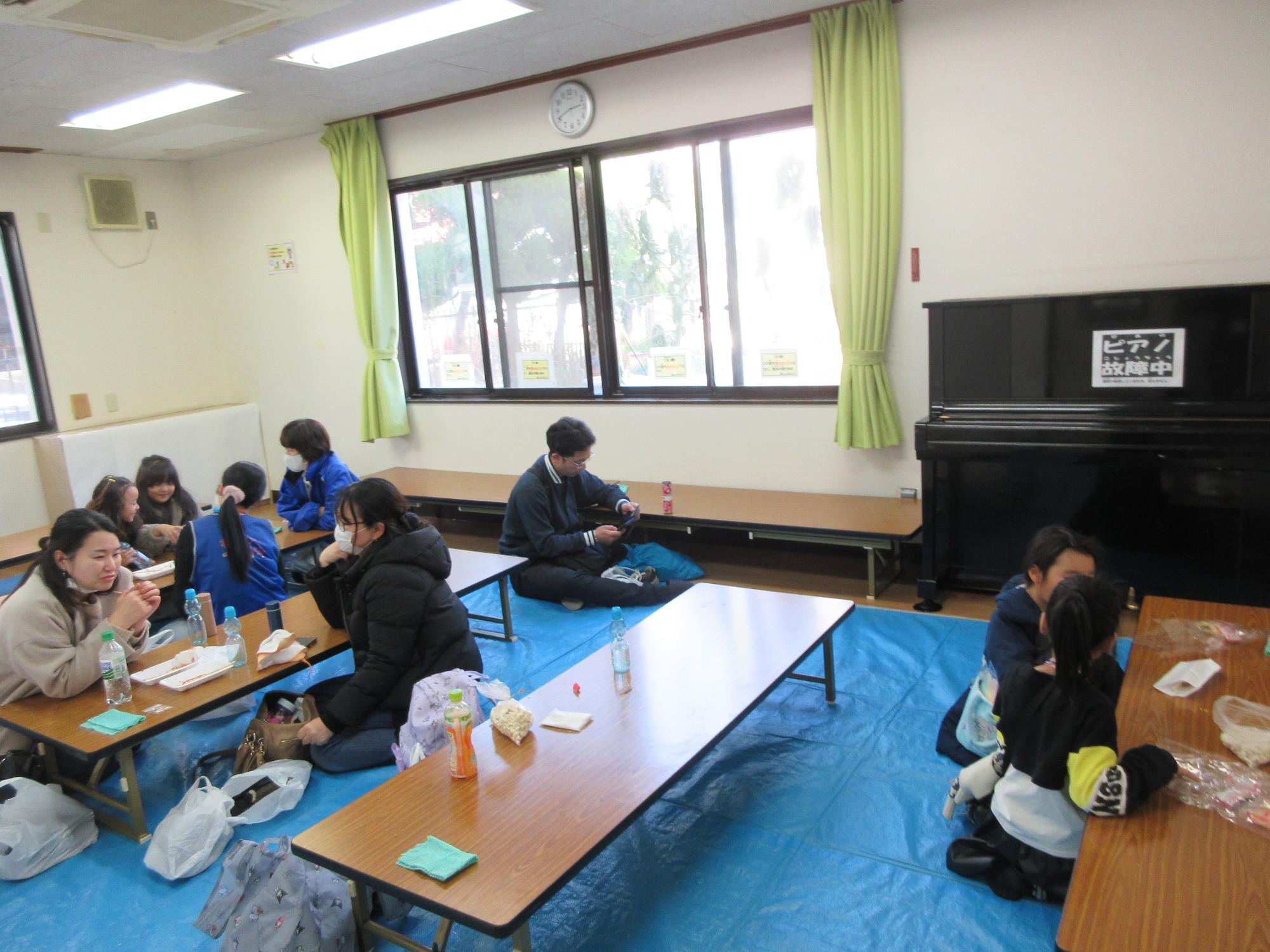 飲食ブースの写真