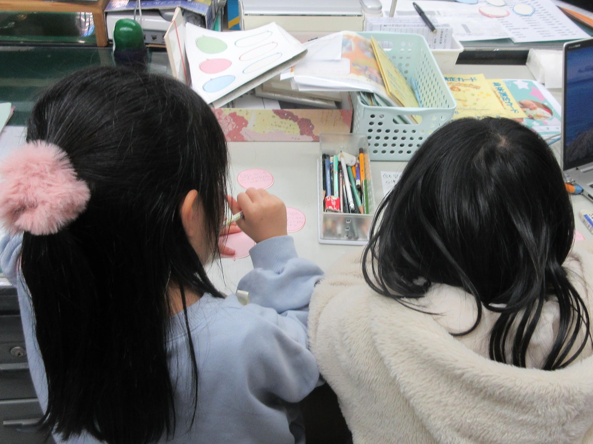 防災マップを作っている様子1