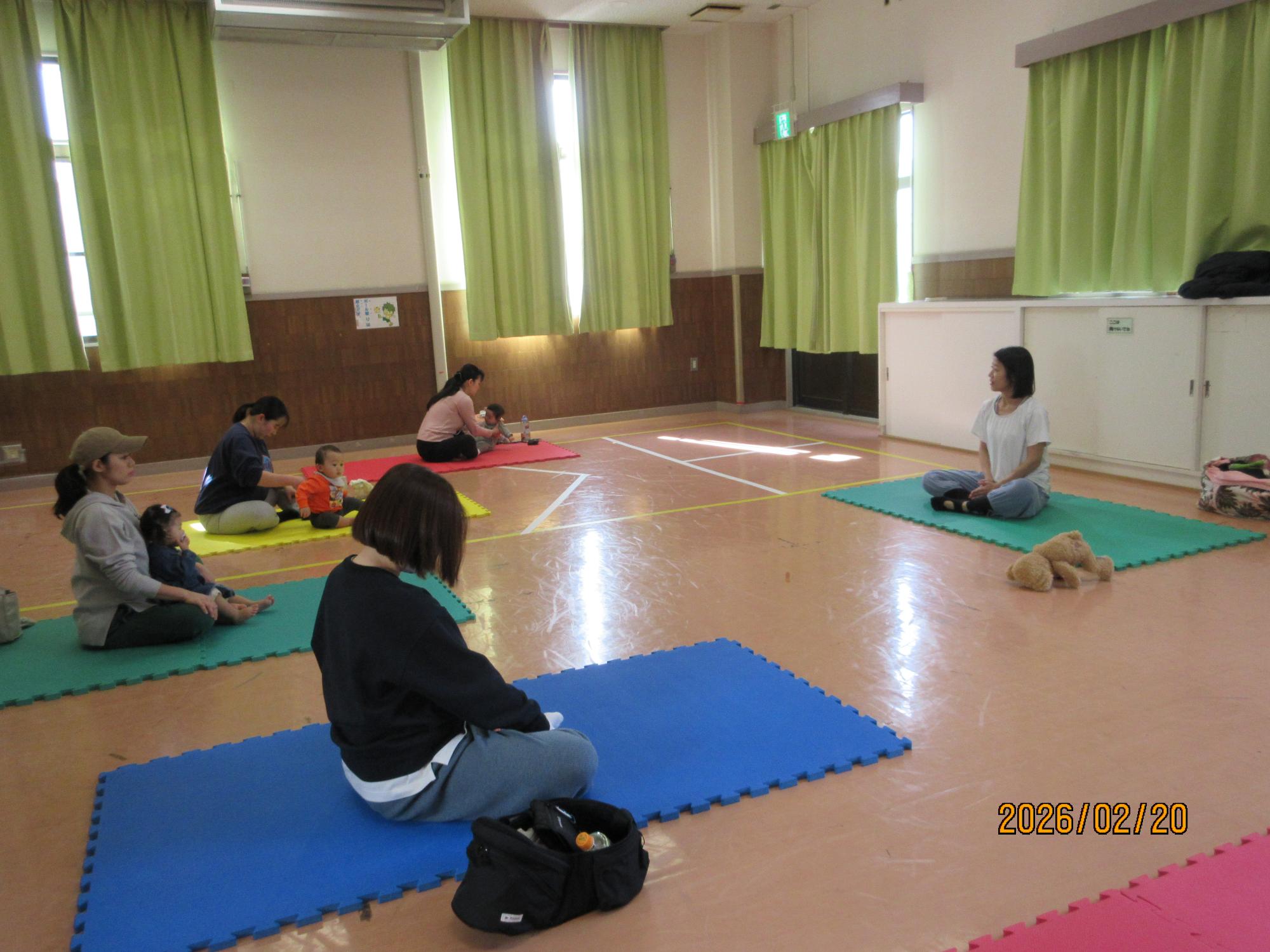 2026年2月_ベビーマッサージ＆産後ヨガの様子1