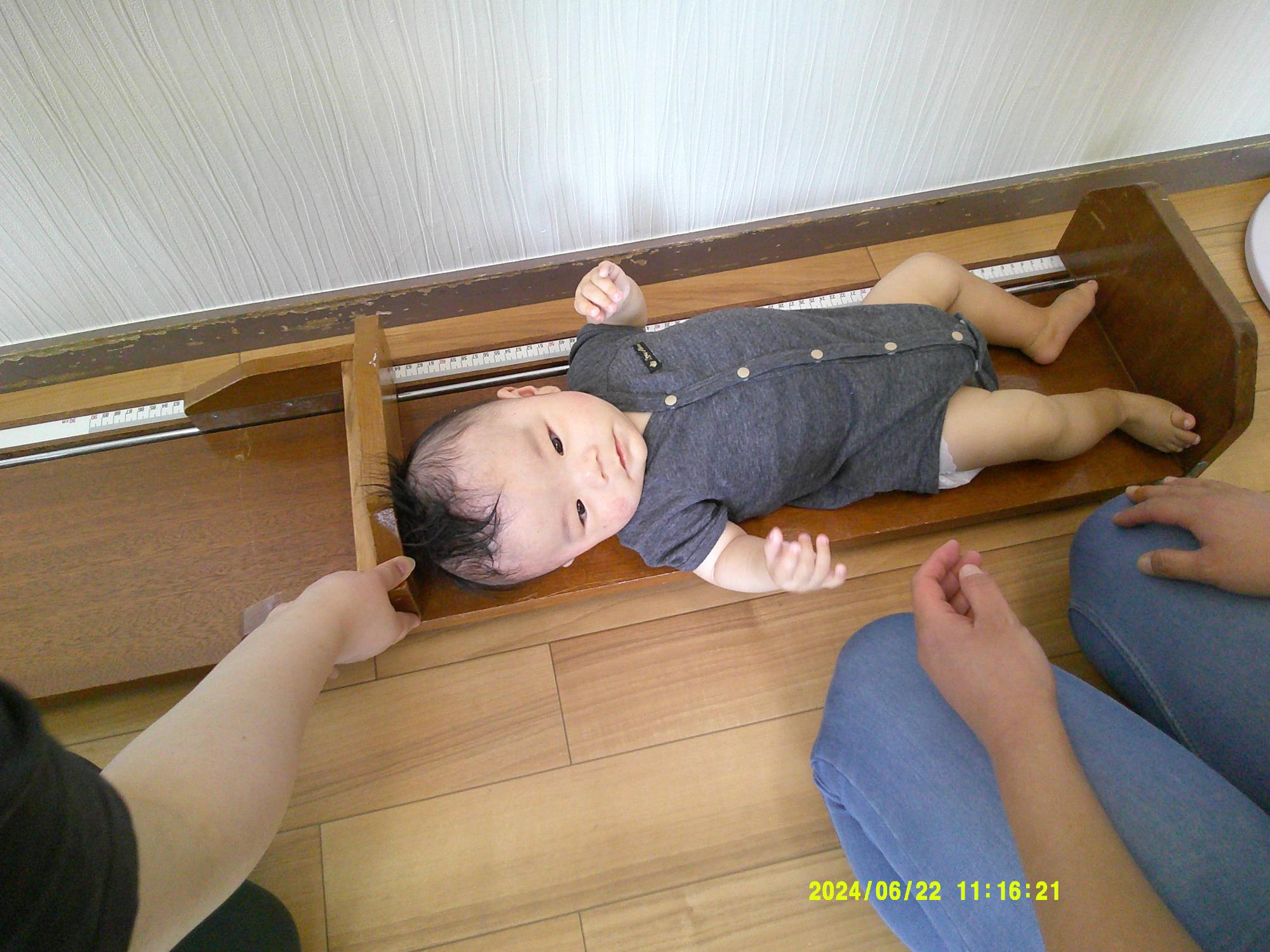 測定会で計測している様子