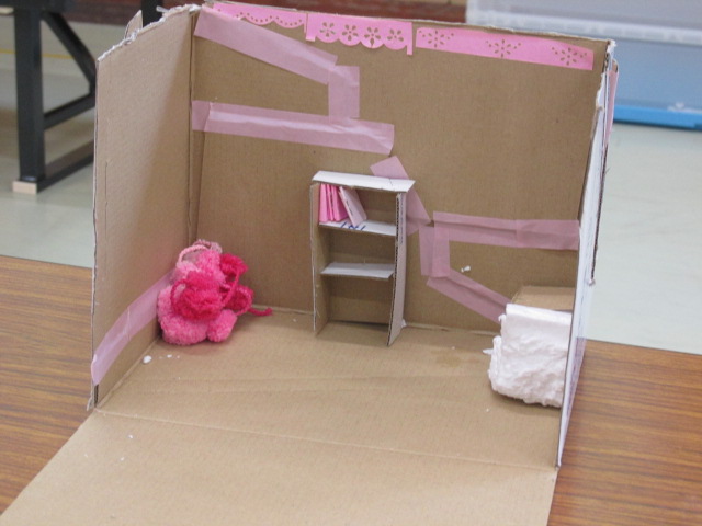 ミニチュアのお部屋の写真