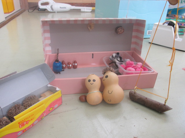 どんぐりの箱のお家の写真