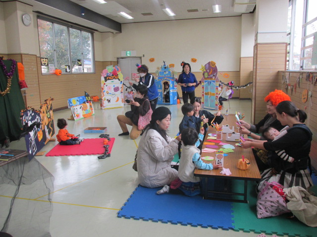 ハロウィンの館の会場の様子