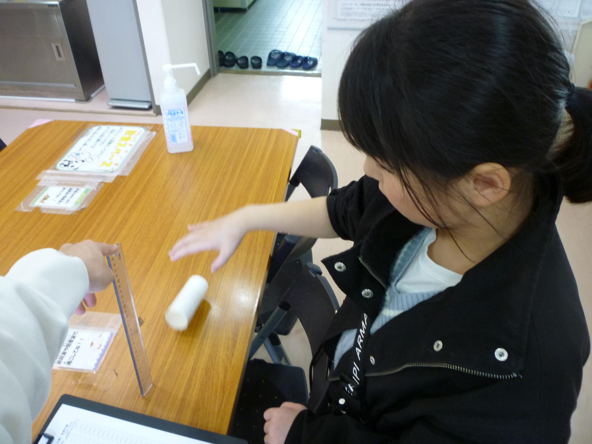 今月のチャレンジに挑戦する様子_3月