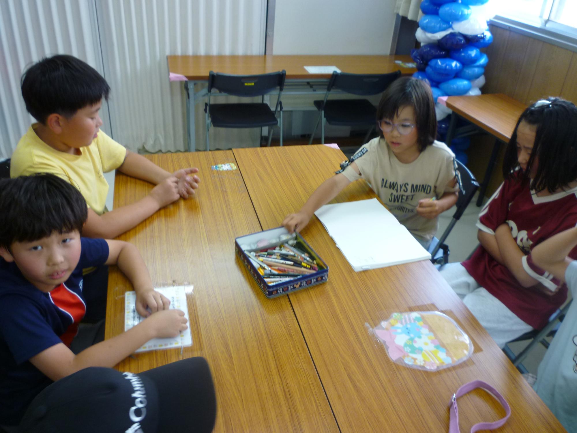 こども会議の様子を撮った写真