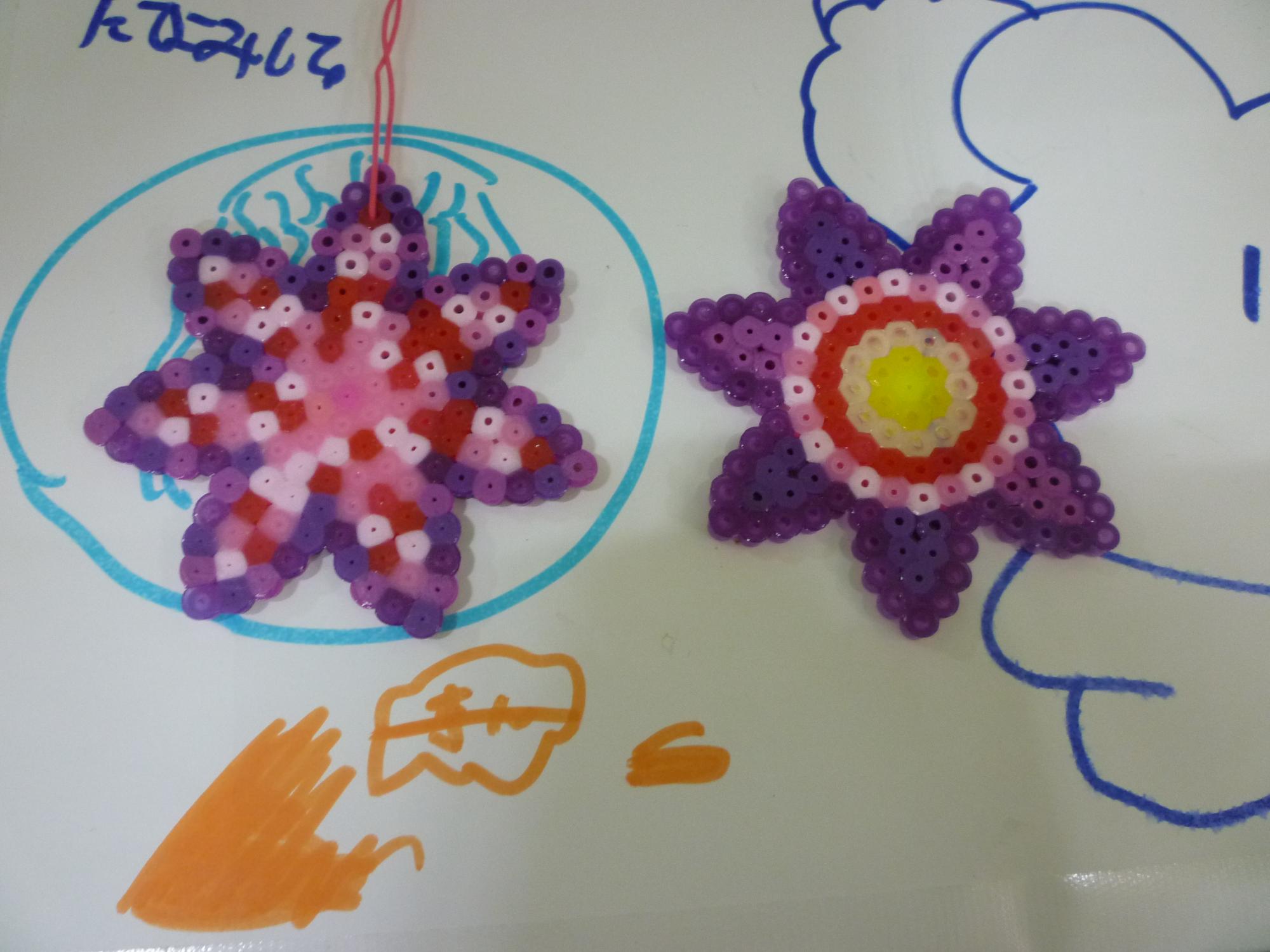 出来た作品を撮った写真