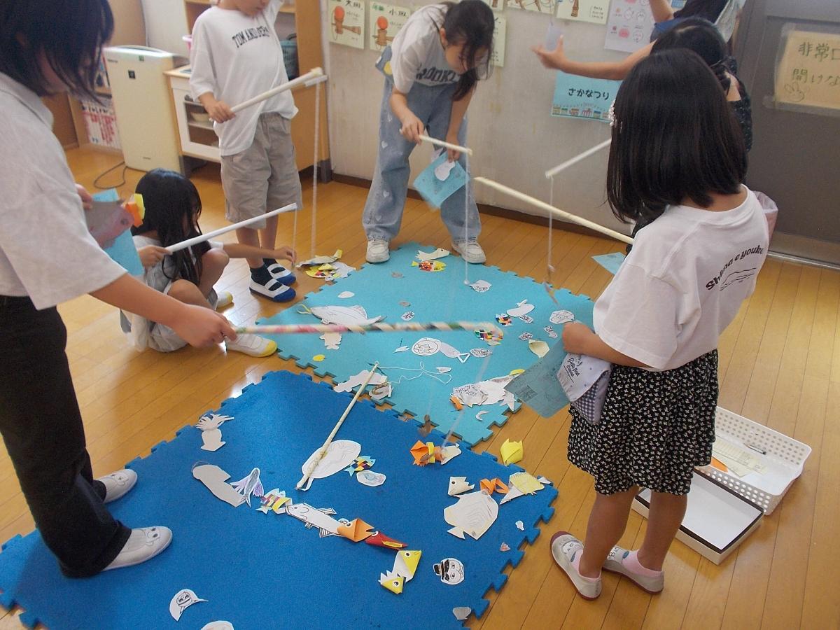 西御幸小学校わくわくプラザ さかなつり