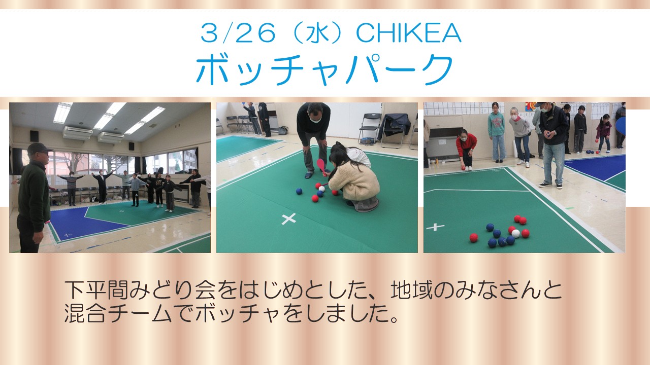 ボッチャパークの様子