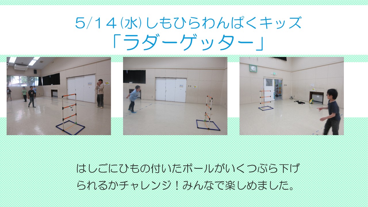 ラダーゲッターの様子