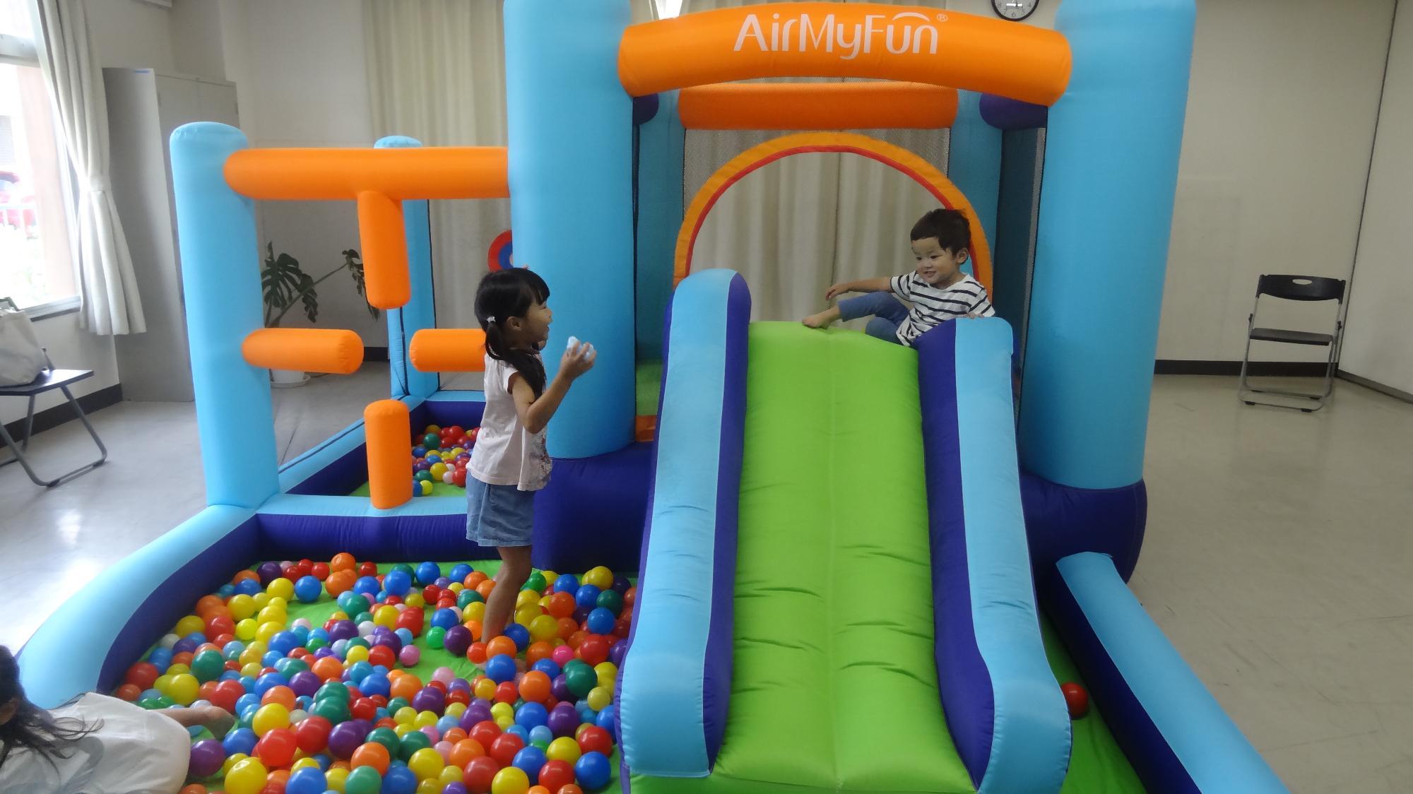 南加瀬ミニ遊園地の様子