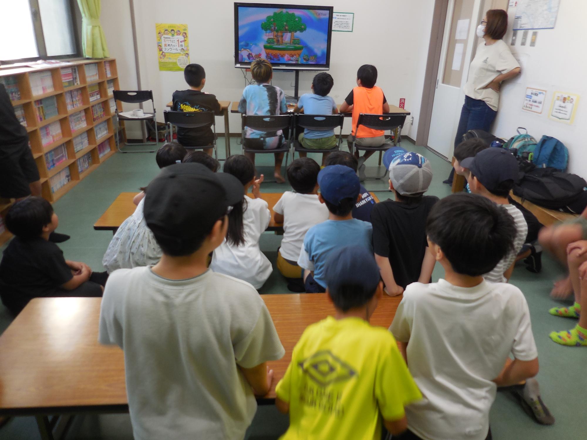 イベント中の子どもたち全体の様子。
