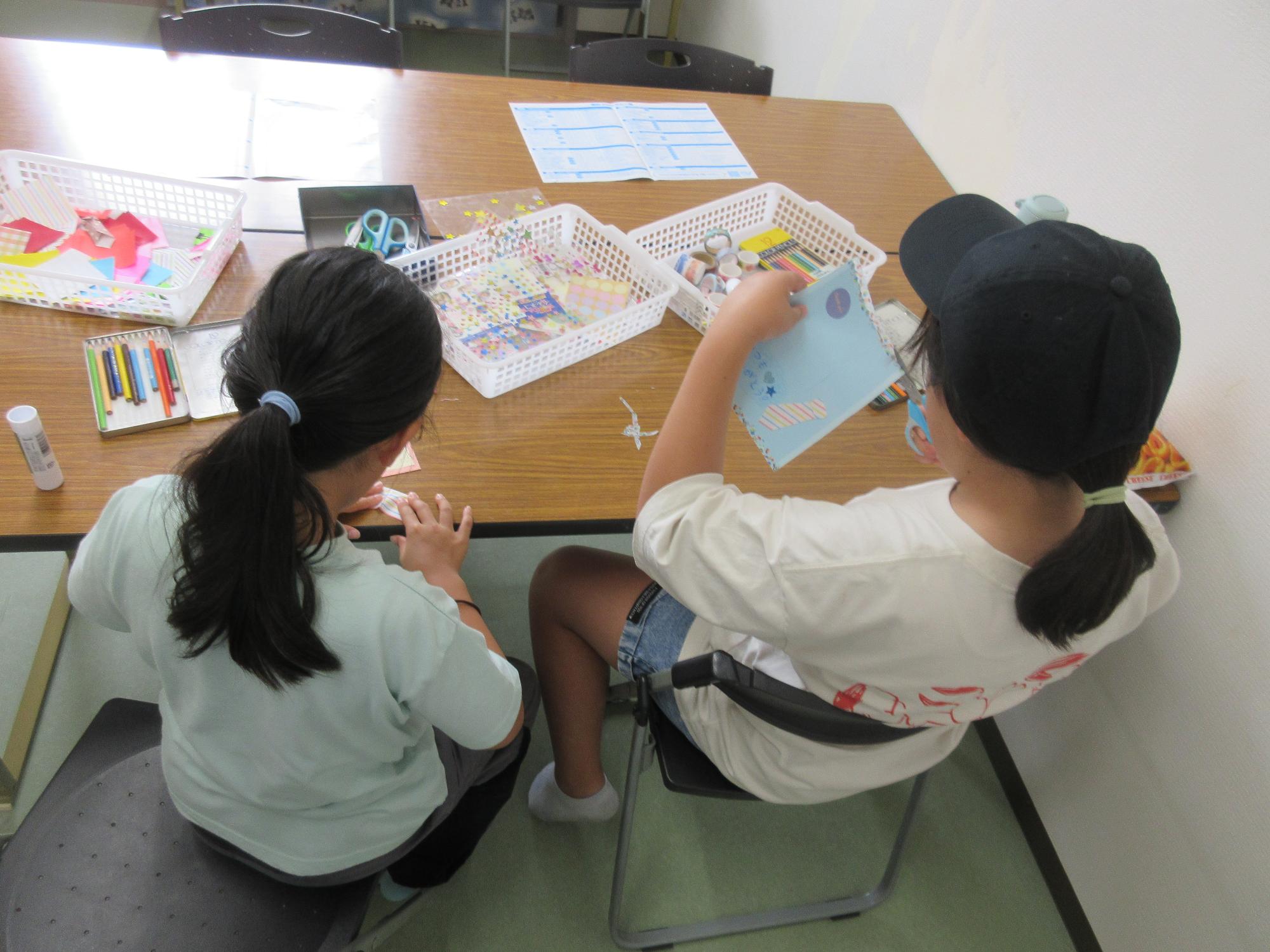 参加した小学生の様子。