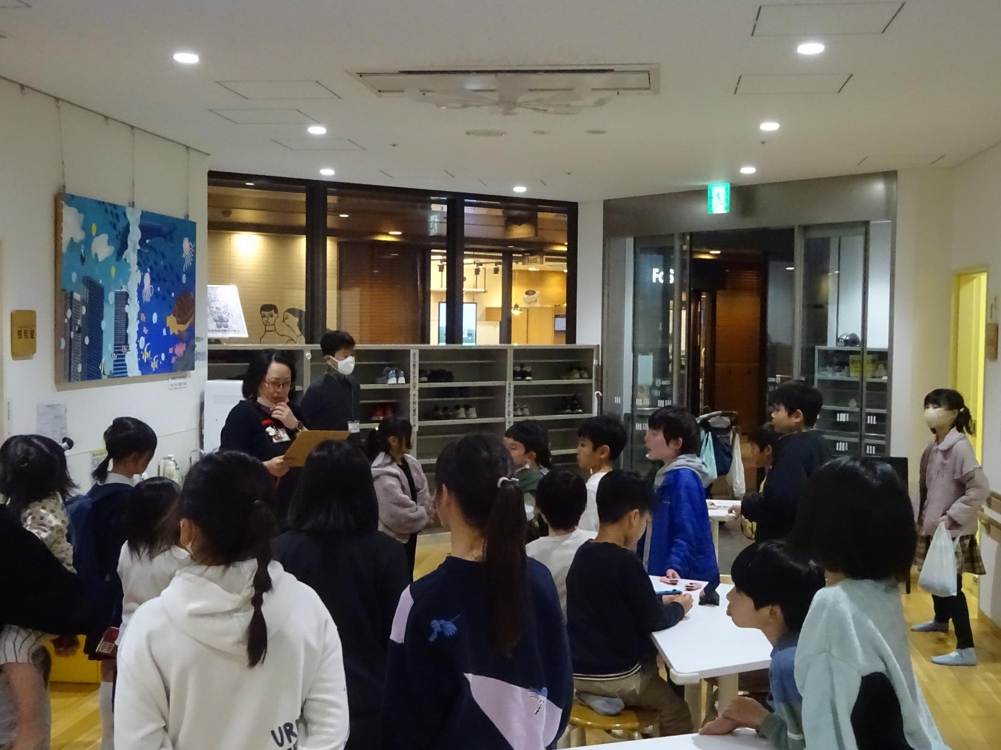 避難訓練の様子