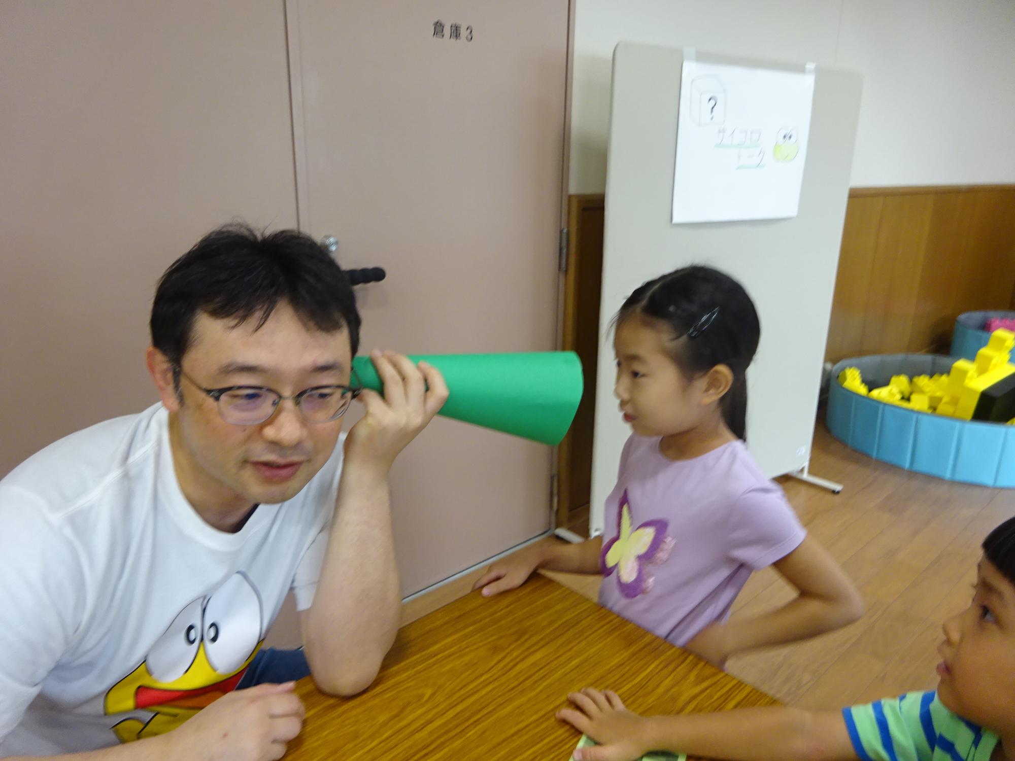 相談している様子