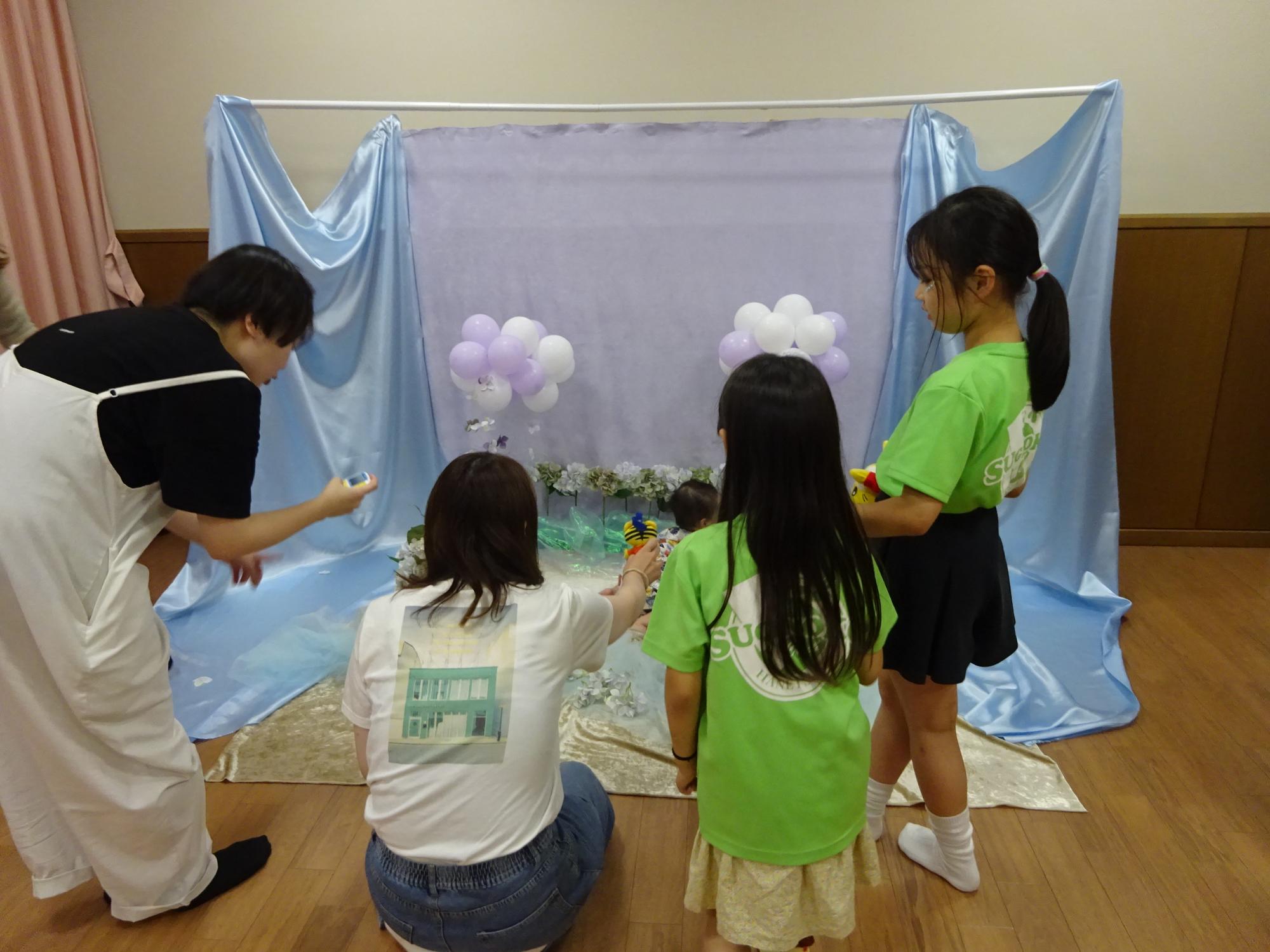 フォトスポットのイベントの様子