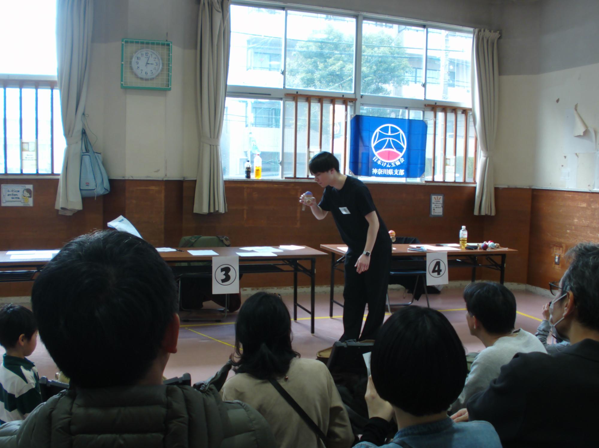 けん玉認定会の様子の写真3