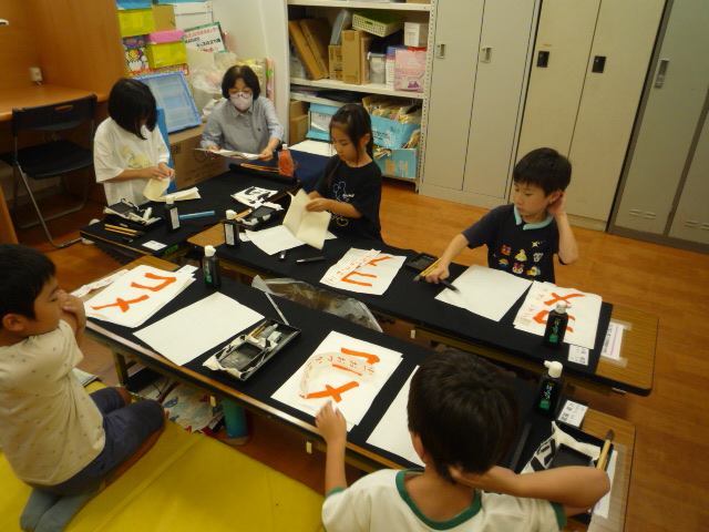 習字クラブの様子の写真1